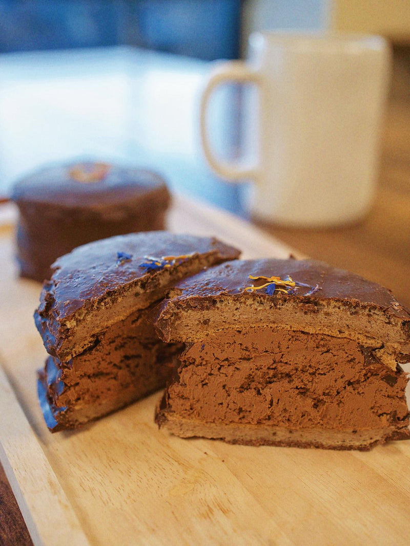 Zero-Sugar Mochi Chocolate Pie