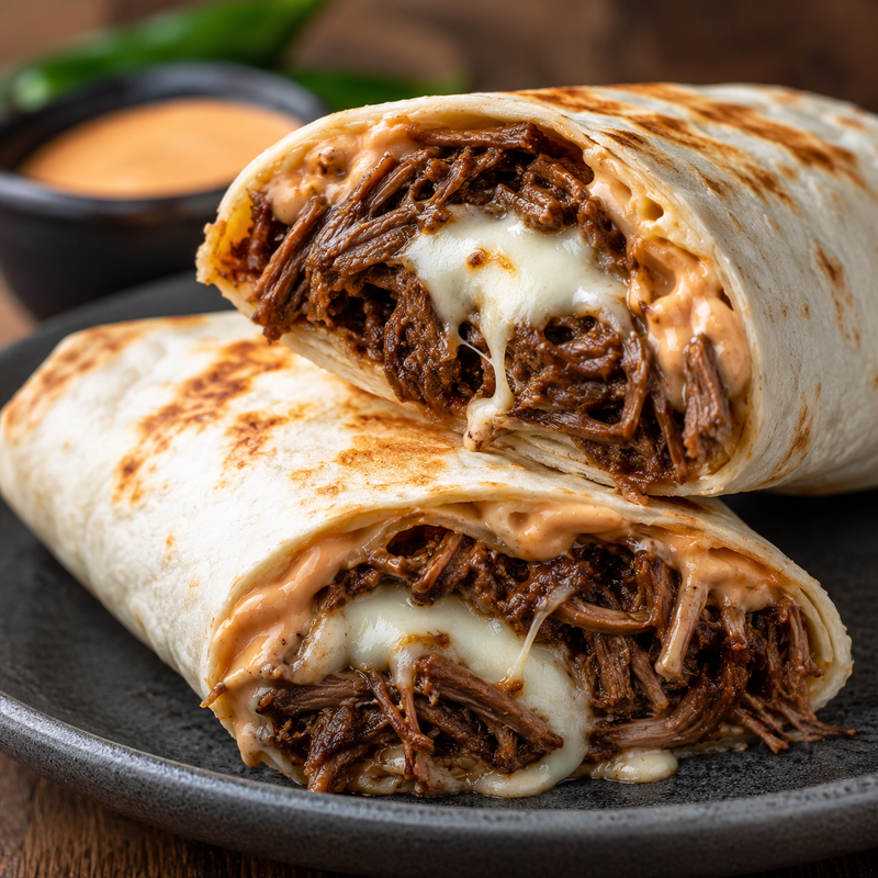 Beef Barbacoa Wrap
