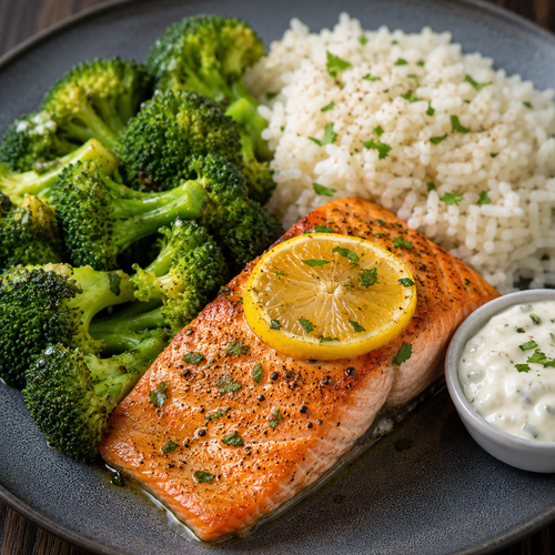 Salmon & Broccoli