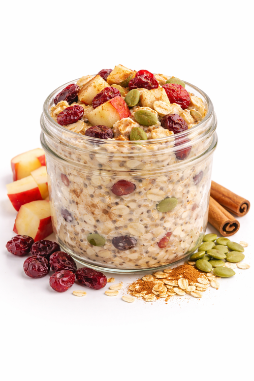 Apple Cinnamon Overnight Oats