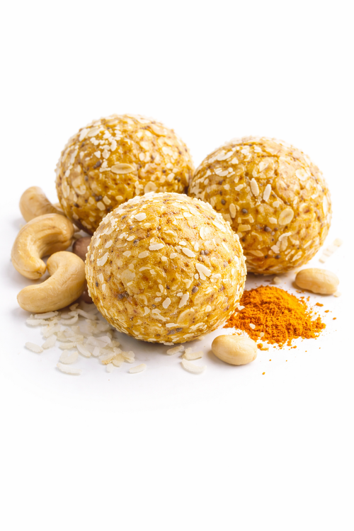 Coconut Cashew & Turmeric Energy Bites