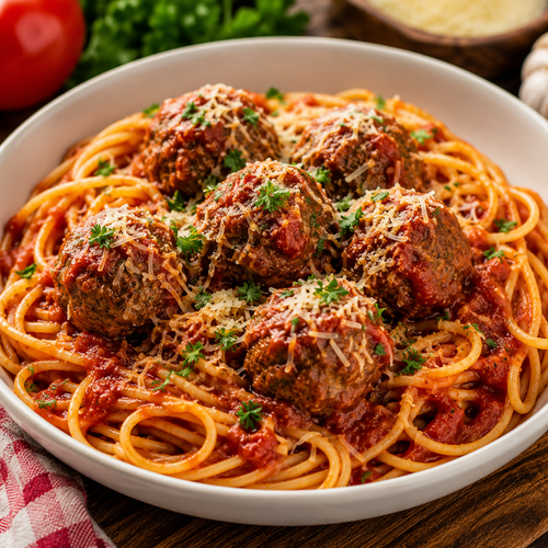 Italian Spaghetti & Meatballs
