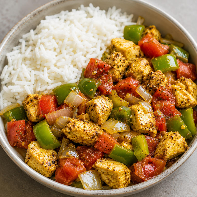 Spanish Chicken Bowl