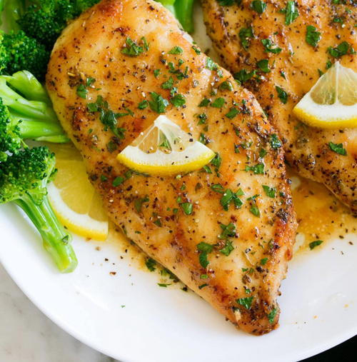 Lemon Garlic Chicken w/ Roasted Potatoes