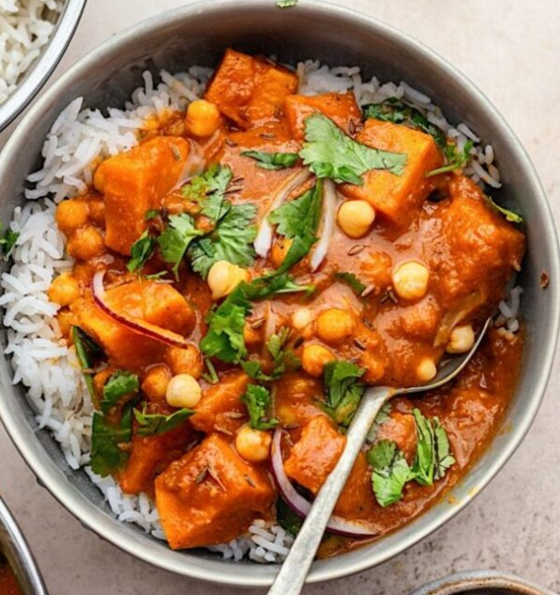Sweet Potato Curry Bowl