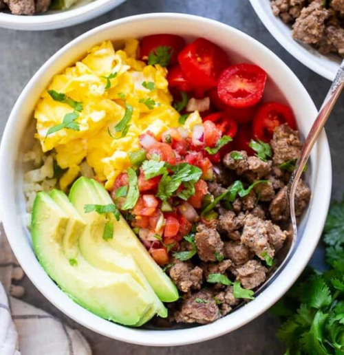 Keto Breakfast Taco Bowl