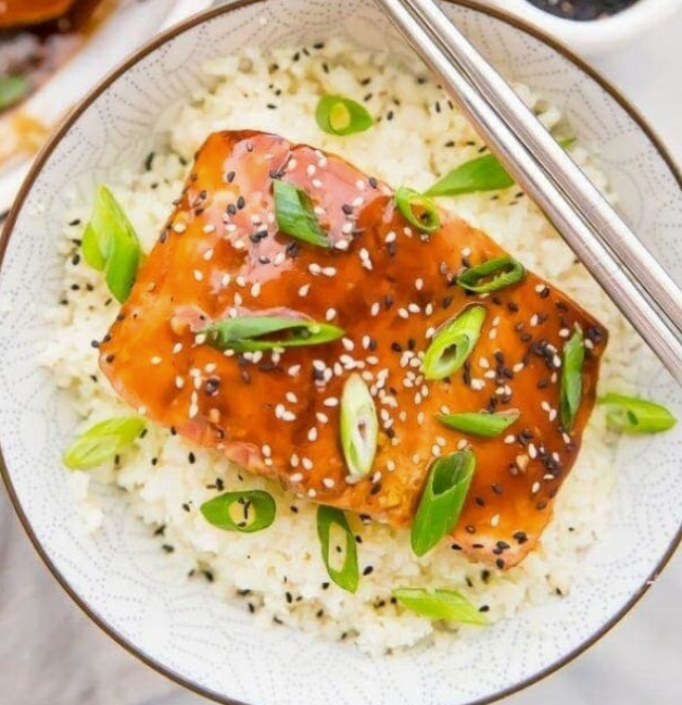 Low Carb Salmon Teriyaki