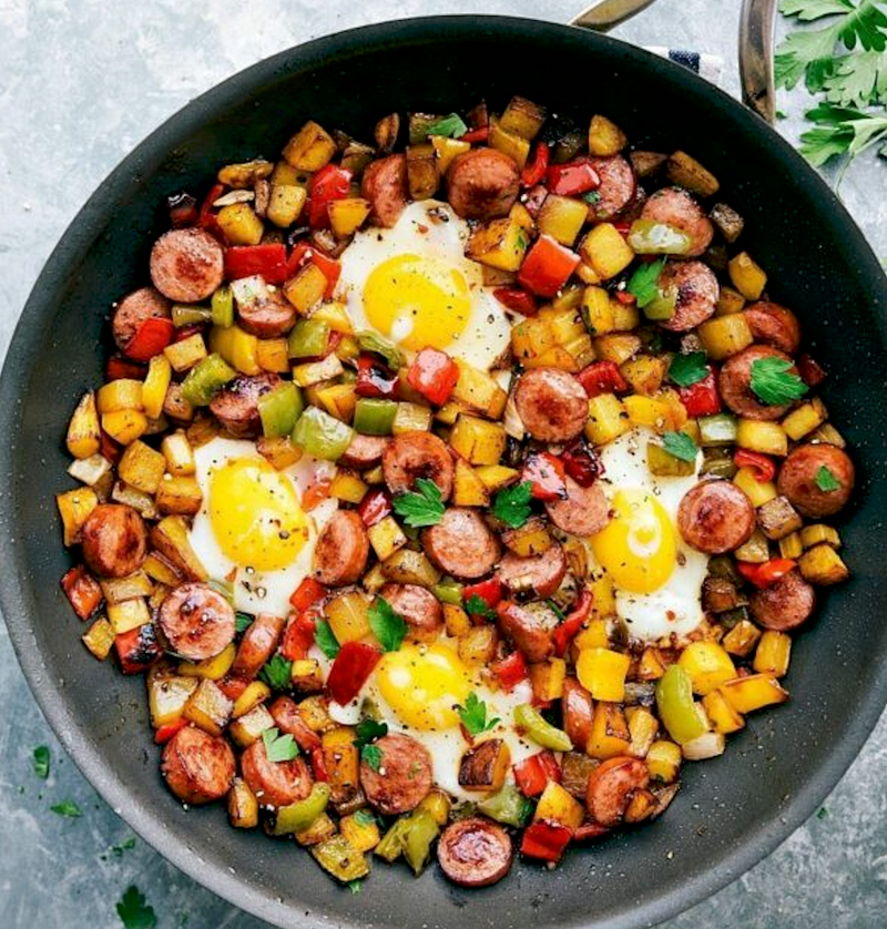 Smoked Sausage Hash