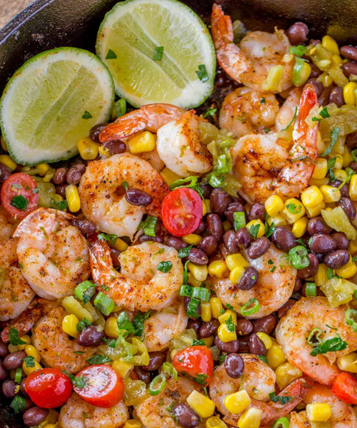 Baja Grain Bowl with Prawns