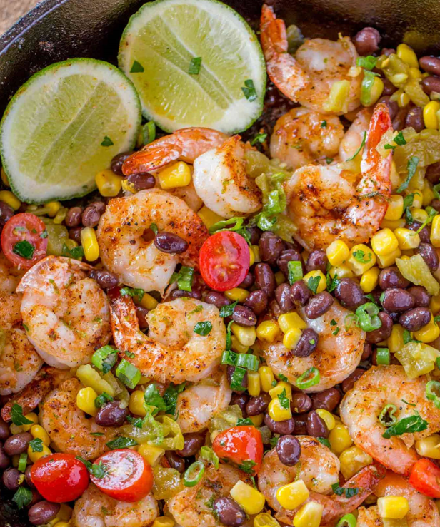 Baja Grain Bowl with Prawns