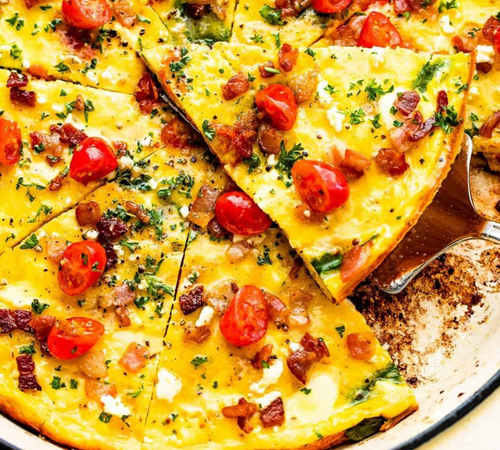 Bacon & Spinach Frittata