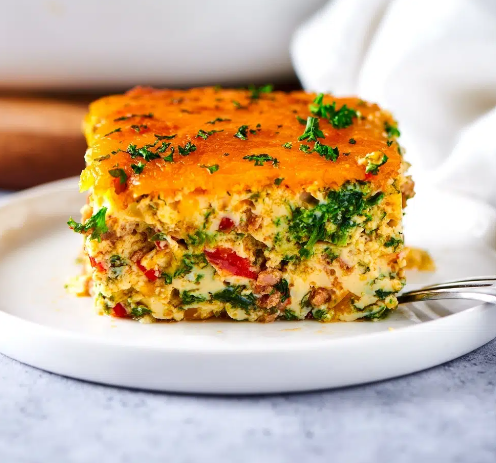 Keto Sausage Breakfast Bake